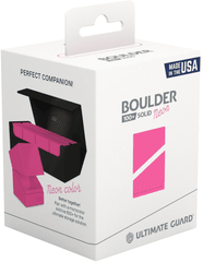 Ultimate Guard - Boulder 100+ Neon Solid Pink